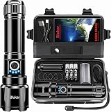 Blukar LED Flashlight Rechargeable 5000mAh IP67 Waterproof 5 Modes view 1
