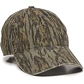 Outdoor Cap Mens Hunting Basics Tuck Strap Cap, Original Mossy Oak Bottomland, One Size