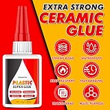 GleamGlee Plastic Super Glue 35g Heavy Duty CA Glue for Plastic Repairs view 2