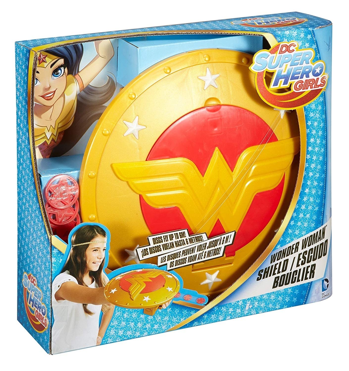 Mattel DC Comics DMP06 Superhero Girls Wonder Women Shield