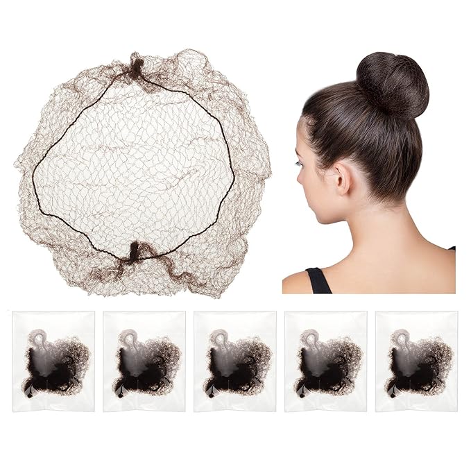 30 Pieces Invisible Hair Nets Elastic Edge Mesh For Wig And Hair