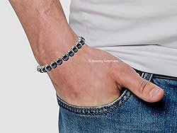 Black Tourmaline Bracelet for Women Men's Gifts