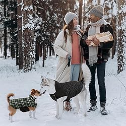 Kuoser Warm Dog Coat, Waterproof Dog Jacket for