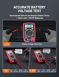AstroAI Digital Multimeter Tester 2000 Counts with