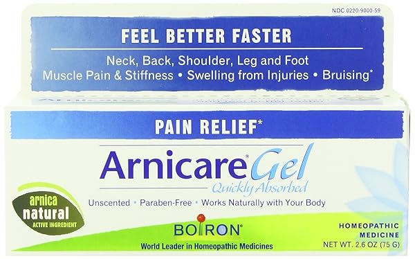 BOIRON ARNICARE GEL, HOMEOPATHIC MEDICINE FOR PAIN RELIEF, 2.6 OUNCE