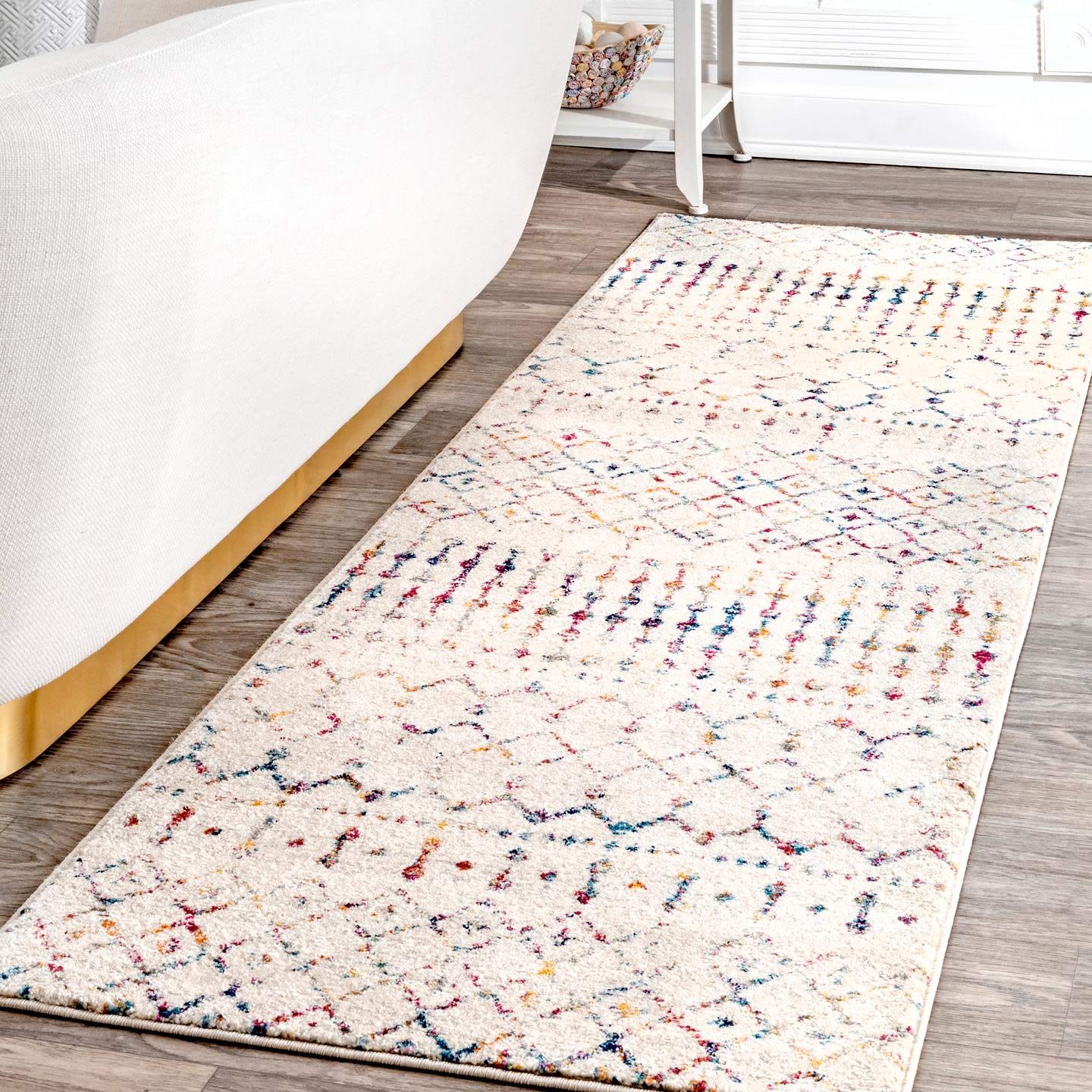 nuLOOM Moroccan Blythe Area Rug, 8' x 11', Light Multi