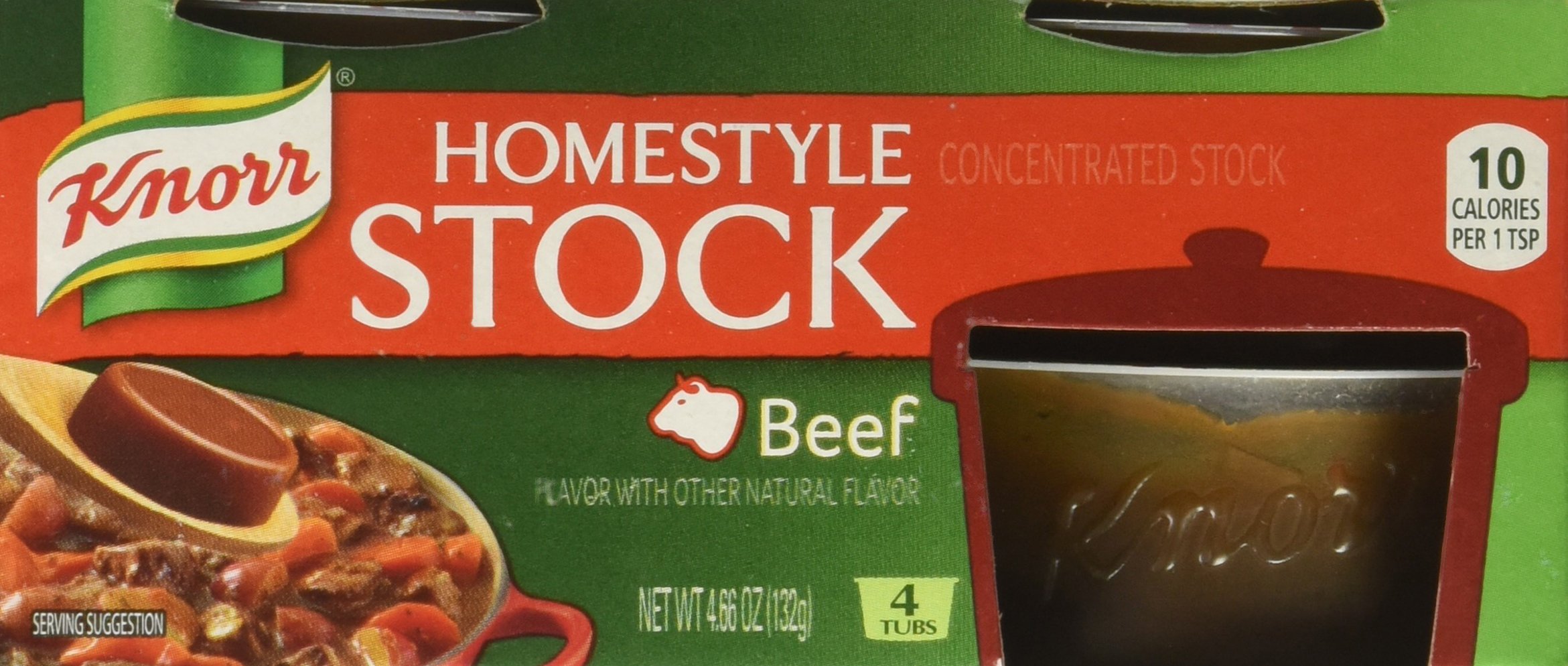 Knorr Homestyle Chicken Stock 4.66 oz 4 ct 2 Pack