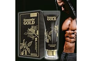EROXONIN MED3000 Stimulating Gel for Men - Male Massage Cream Helps Restore Your Confidence, 1.75 Fl Oz (Eroxonin Gold)