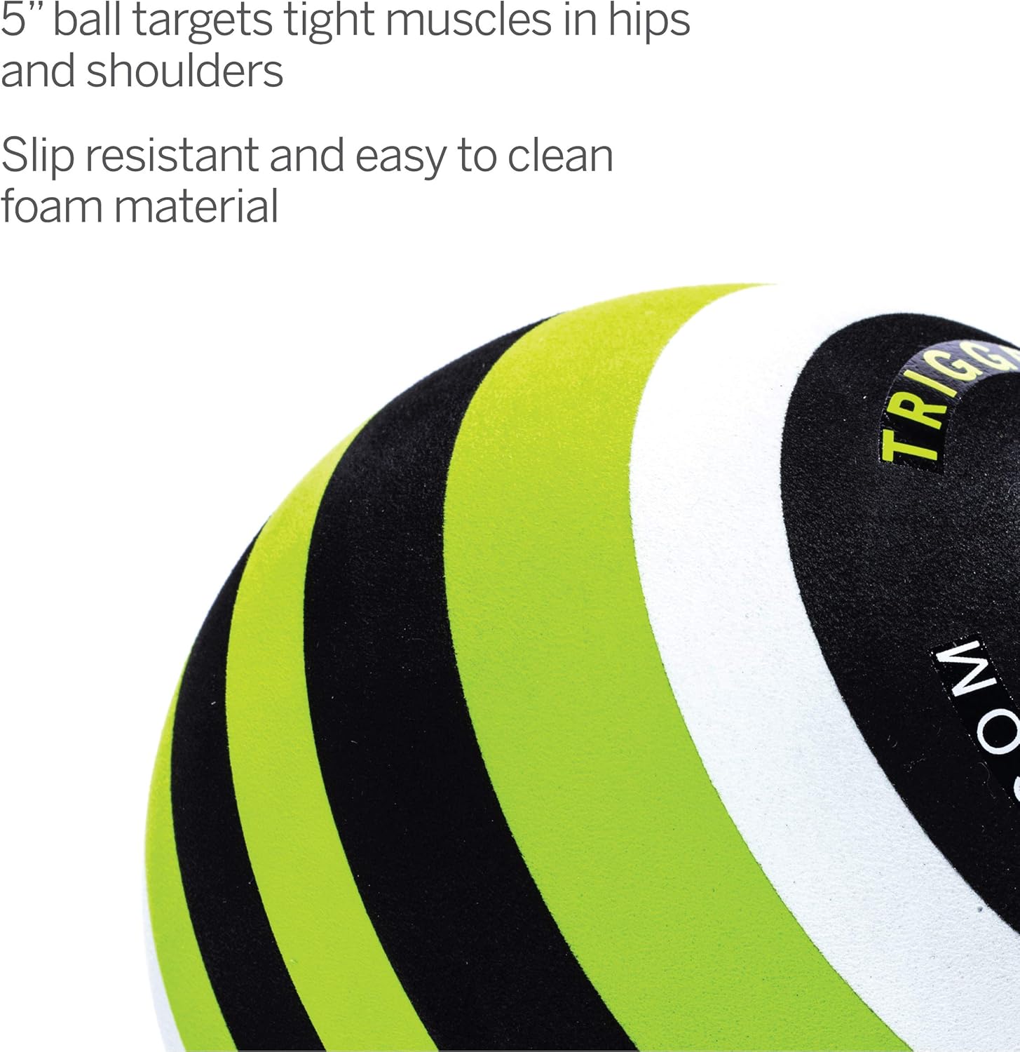 TriggerPoint Foam Massage Ball for Deep-Tissue Massage, MB5 (5-Inch): Sports & Outdoors