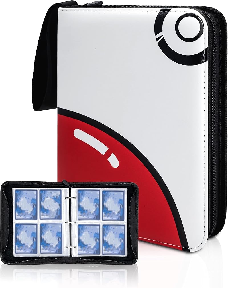 Uniguardian Card Binder 480 Pockets Zipper Trading Card Album Folder 60 Pages