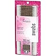 Betadine Sore Throat Gargle and Swisspers 300 Count 100% Cotton Swabs Leopard Print