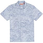 Tori Richard Men's Regular Fit Short Sleeve 100% Cotton Button Up Shirt