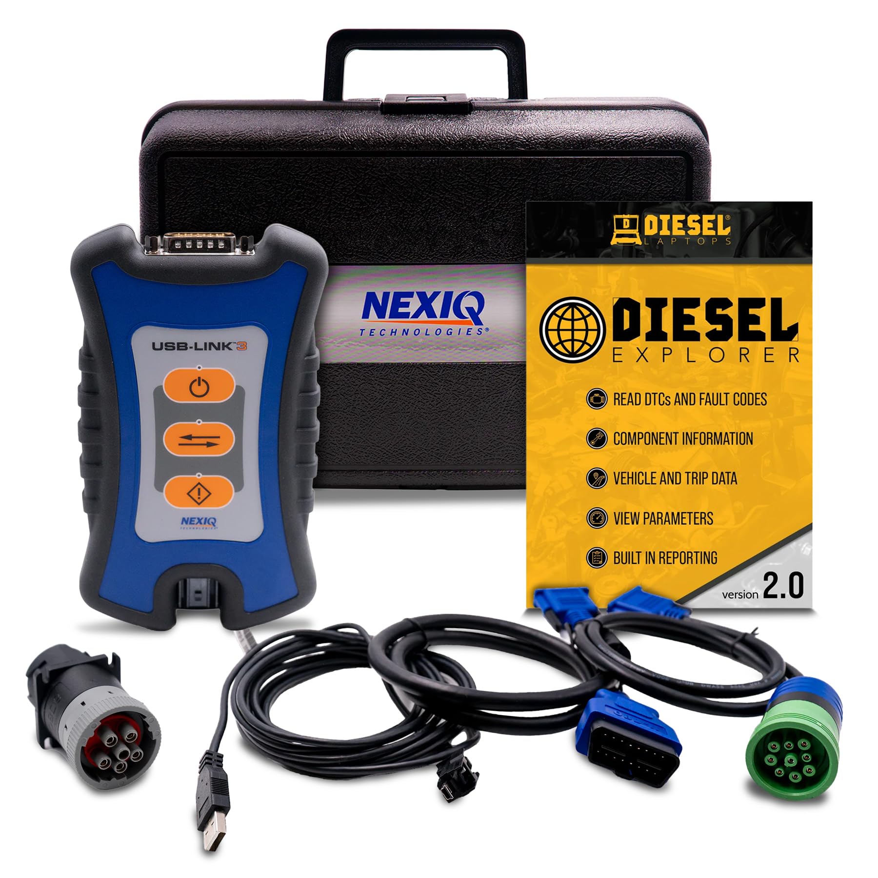 Photo 1 of Diesel Laptops Nexiq USB Link 3 Wired Edition with Repair Information & Diagnostic Software