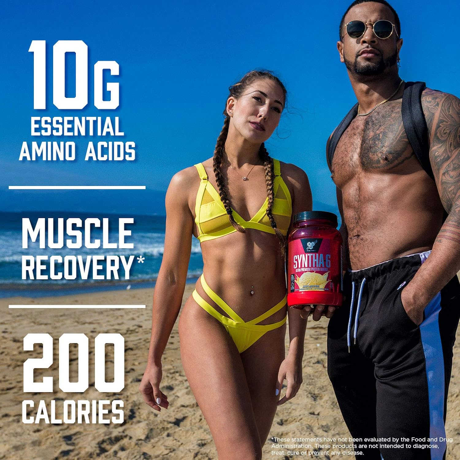 BSN SYNTHA-6 Whey Protein Powder, Micellar Casein, Milk Protein Isolate, Chocolate Milkshake, 48 Servings (Packaging May Vary): Health & Personal Care