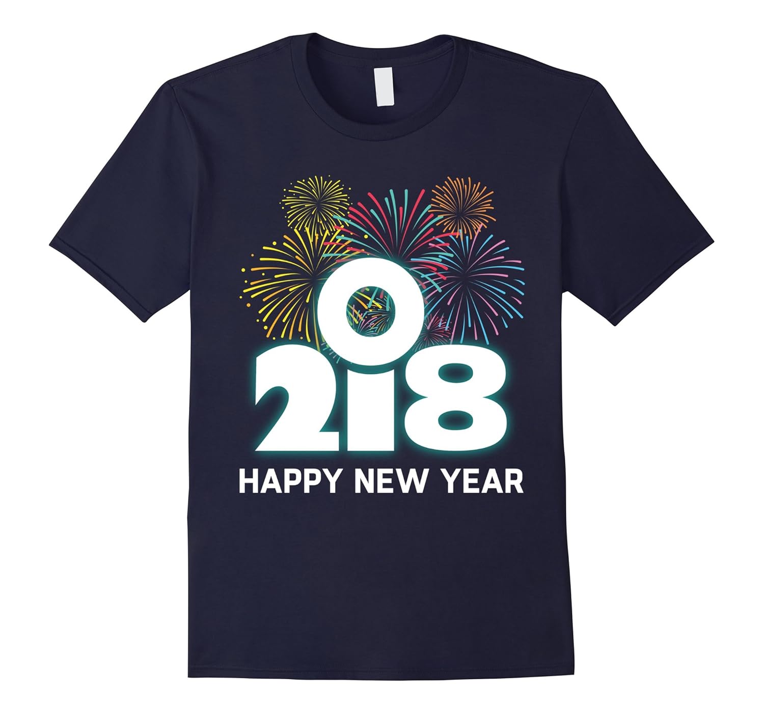 Happy New Year 2018 T-Shirt For Women, Men and Kids by Rose-ANZ