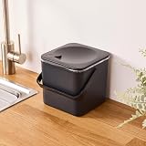 Minky 3.5L Caddy Kitchen Waste Bin Multitask Storage UK Made Black view 2
