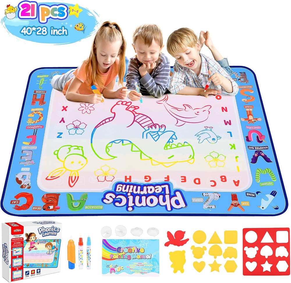Tragik Water Doodle Mat Educational Toy for Toddlers 18m+ Gift Box