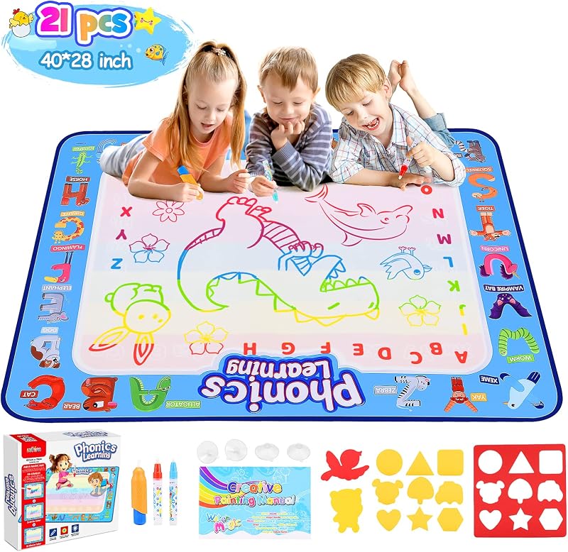 Tragik Water Doodle Mat Educational Toy for Toddlers 18m+ Gift Box