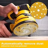 STE BRUAM 50Pcs 150mm 400 Grit Sanding Discs 15-Hole Hook & Loop 6Inch view 5