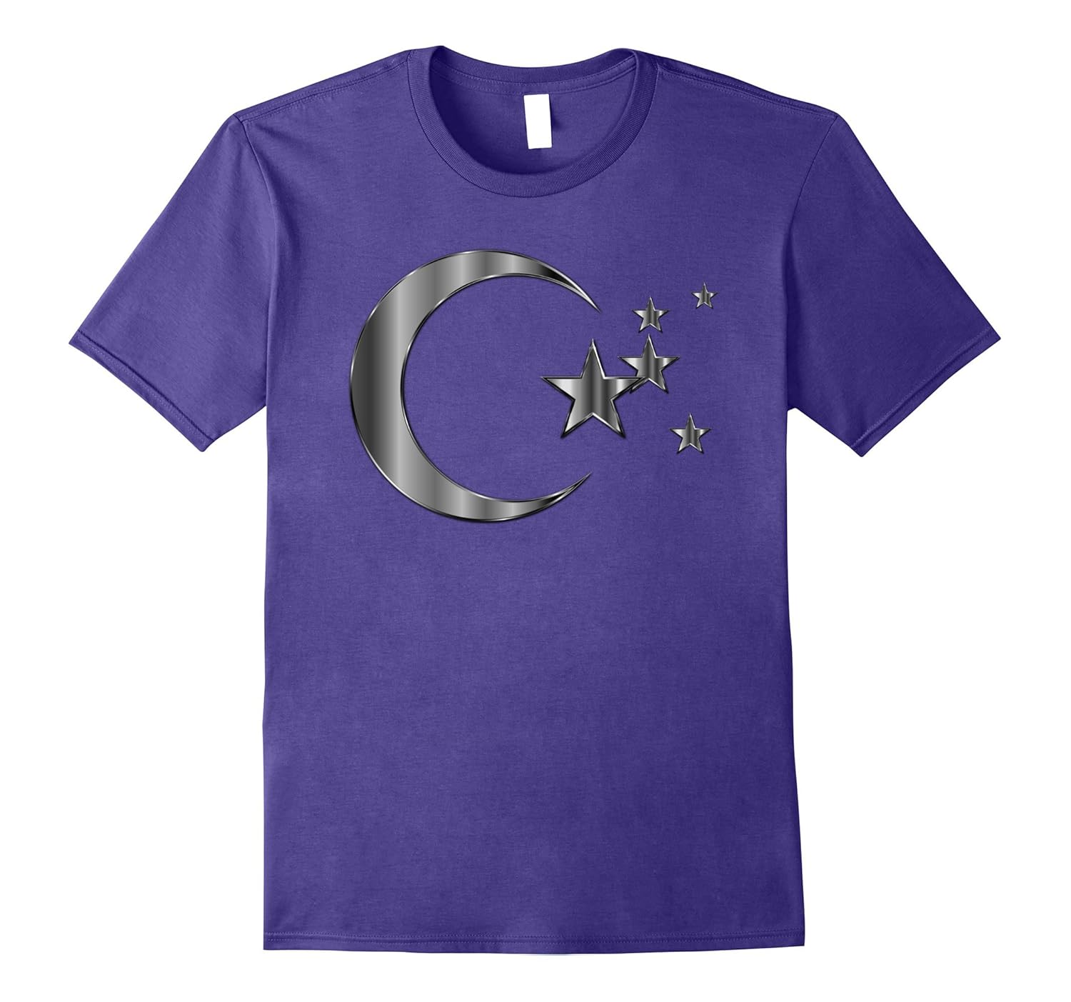 Moon and Stars Mystical T-shirt-Rose