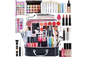 HYWESTGER Makeup Kit For Women Full Kit,All-in-one Makeup Holiday Gift Set Include Concealer Eyeshadow Face Powder Palette Lipstick Blush - Make Up Kits For Adult Professional And Beginner With Carry Travel Bag