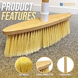 TDBS Bamboo Broom Indoor Floor Brush Natural Bamboo Handle 127cm view 4