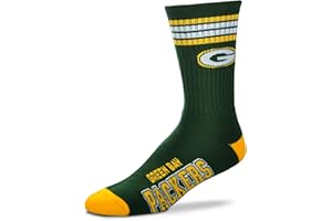 For Bare Feet Youth Chicago Bears 4-Stripe Deuce Quarter-Length Socks