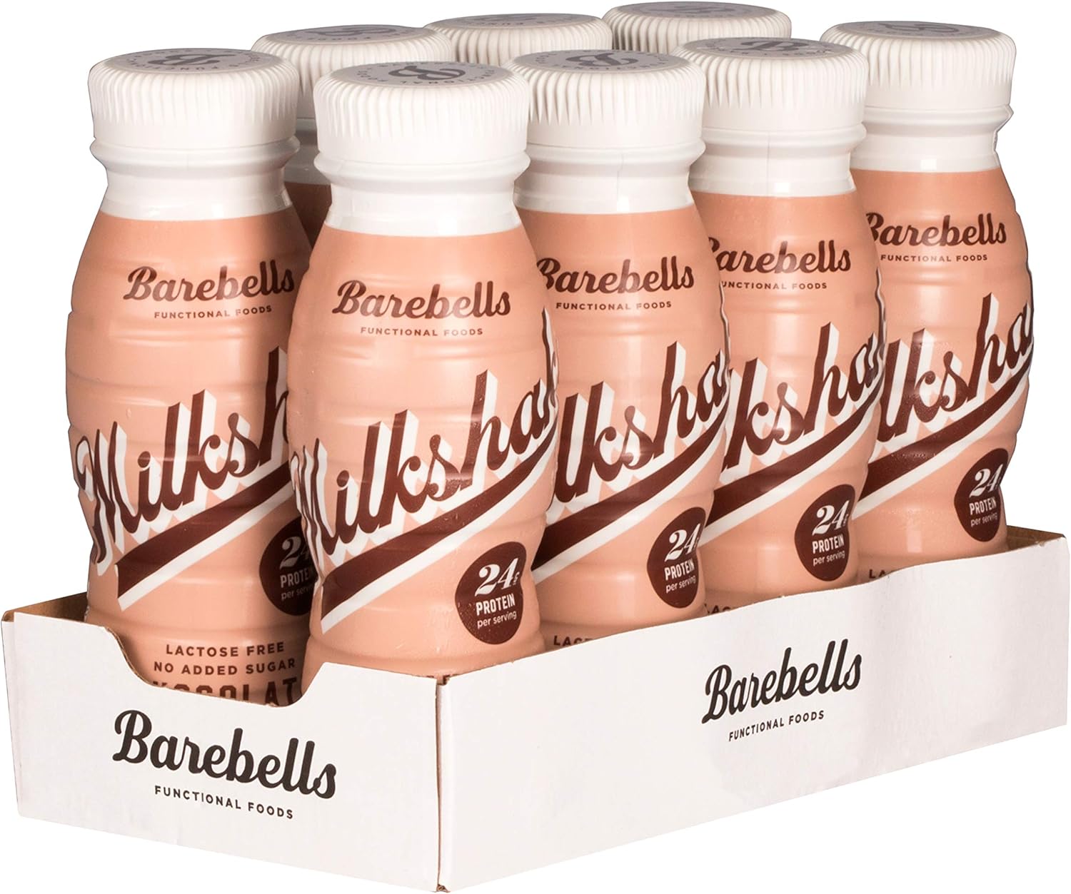 Barebells Protein Shake - 24g High Protein Milkshake, Lactose-Free, Ready to Drink, Low Carb - 8x330ml (Chocolate Flavour) - Image 5