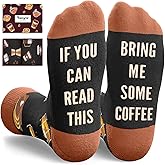 HAPPYPOP Drink Gifts for Men Women - Bourbon Whiskey Coffee Socks, Margarita Bourbon Gifts