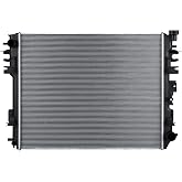 Engine Coolant Radiator Aluminum Compatible with Dodge Ram 1500/2500 2009-2010, Ram 1500/2500/3500/4000/1500 Classic 2011-2021 (3.6L/3.7L/4.7L/5.7L GAS/FLEX/MHEV/BI-FUEL/CNG) Replace OE# CH3010353