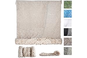 Sposuit Camo Netting - Camouflage Net Bulk Roll for Hunting Military, Party Decorations, Sunshade, Camping Ghillie Netting