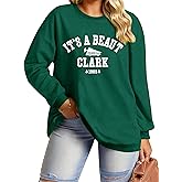 OCURHU Plus Size Christmas Sweatshirt Women Crewneck Merry Christmas Pullover Sweater Long Sleeve Xmas Holiday Outfits