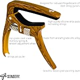 Sondery Professional Capo for Guitars, Adjustable Tension, Zinc Alloy view 4