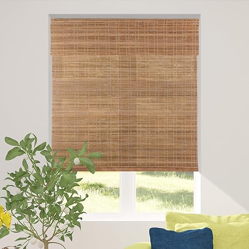 Ikea Calyx Interiors Cordless Bamboo Roman Blind, Light