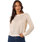 Petal & Pup Women's Tricia Open Weave Knit Sweater