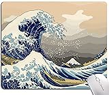 Japanese Mouse Pad, Sea Wave Mouse Pad, Mouse Mat