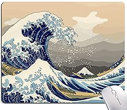Japanese Mouse Pad, Sea Wave Mouse Pad, Mouse Mat