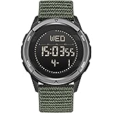 NORTH EDGE Men's Watches Military Watches for Men Carbon Fiber Waterproof for Men Date Display Nylon Army Tactical Sports Minimalist