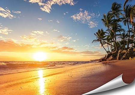 Artbay Poster De Plage Xxl 1188 X 84 Cm île Tropicale