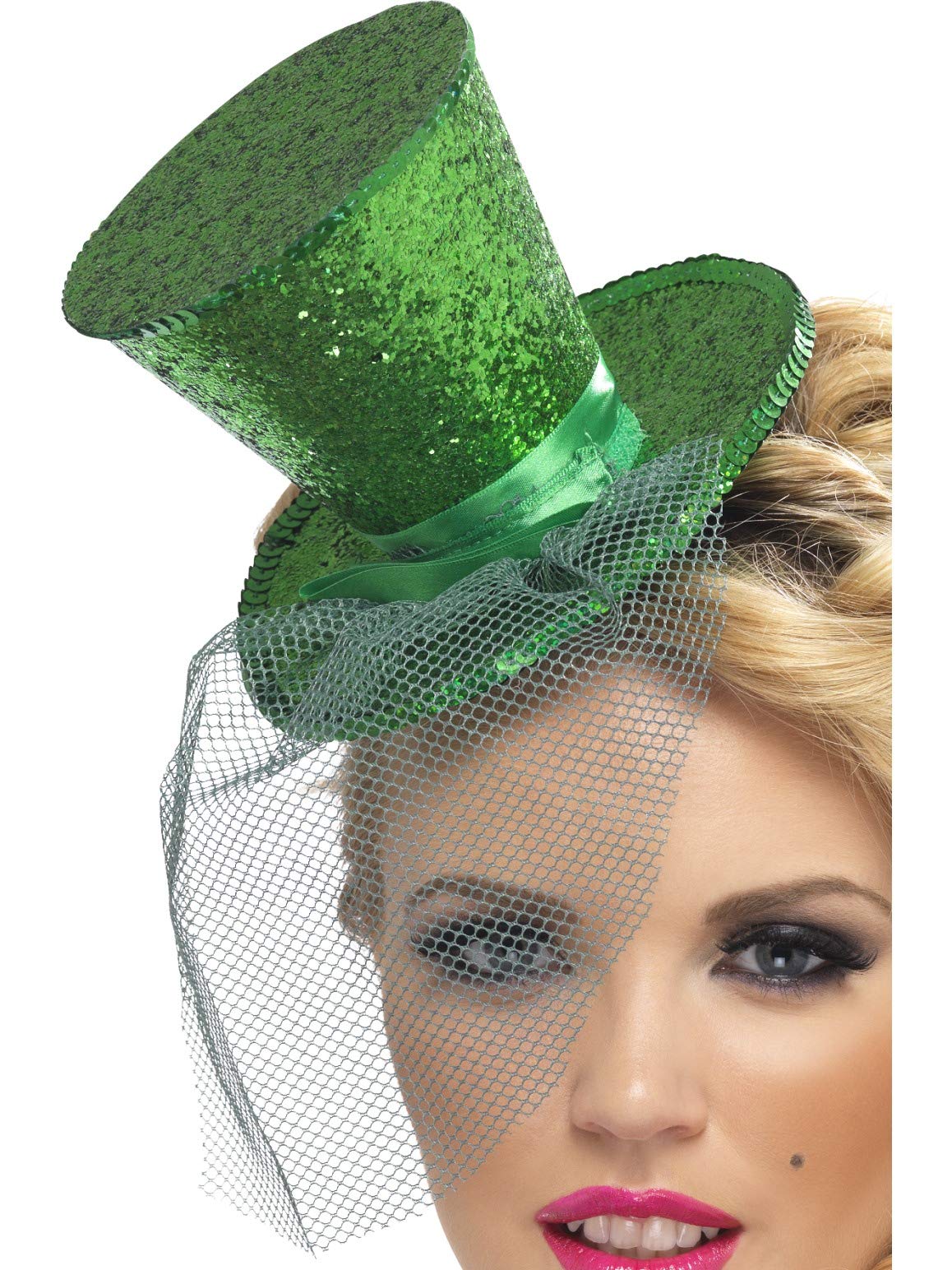 Green Glitter hat