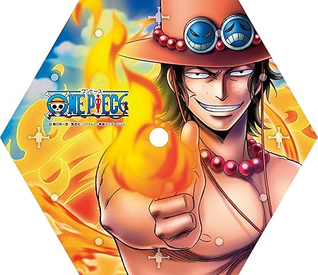 Amazon ピース ジグソークロックミニ One Piece 火拳のエース 時計玩具 キャラクター時計 おもちゃ