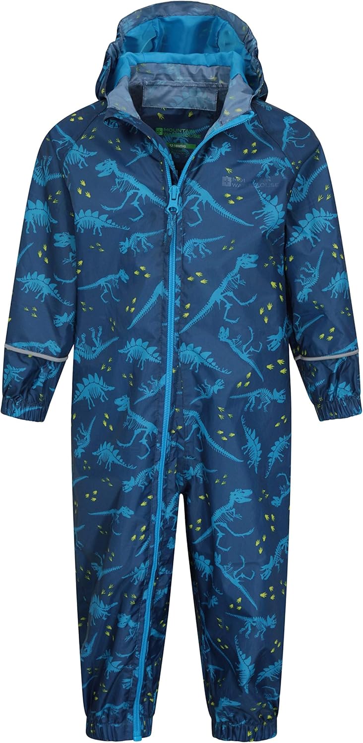 Mountain Warehouse Puddle Kids Waterproof Rain Suit: Clothing