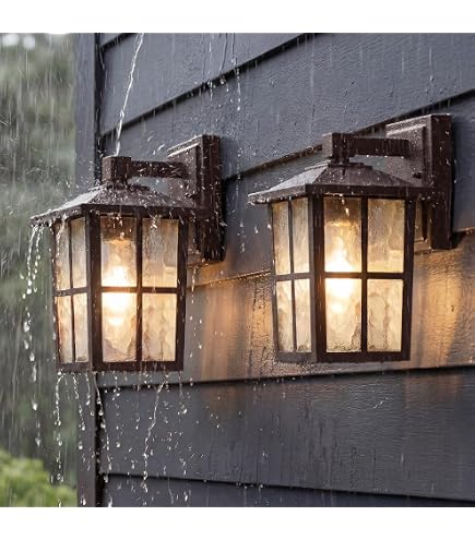Buckly 1-Light Outdoor Lantern – 10-Inch White Wall Mount With Clear Glass, Motion Sensor & Photocell, Wet-Rated, For Patio, Entryway, And Garage