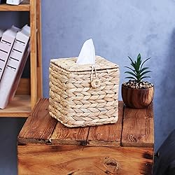 MINHKUST Tissue Box Holder with Flip-Open