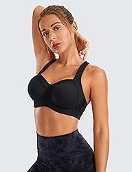 SYROKAN High Impact Sports Bras for Women No