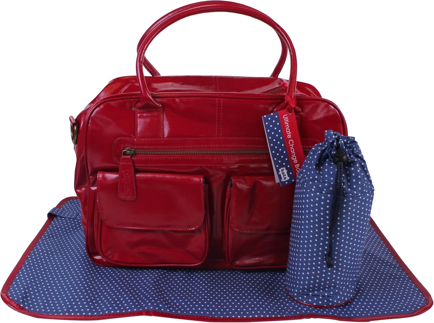red changing bag
