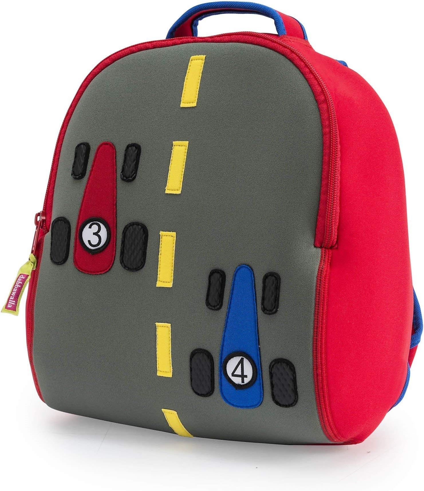 Dabbawalla Bags Preschool Backpack, Race Car