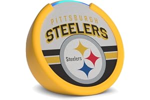 AMAZON ECHO & ALEXA Amazon Echo Pop (newest model) | Officially Licensed NFL Limited-Edition | Pittsburgh Steelers ('25-26 Season Design)