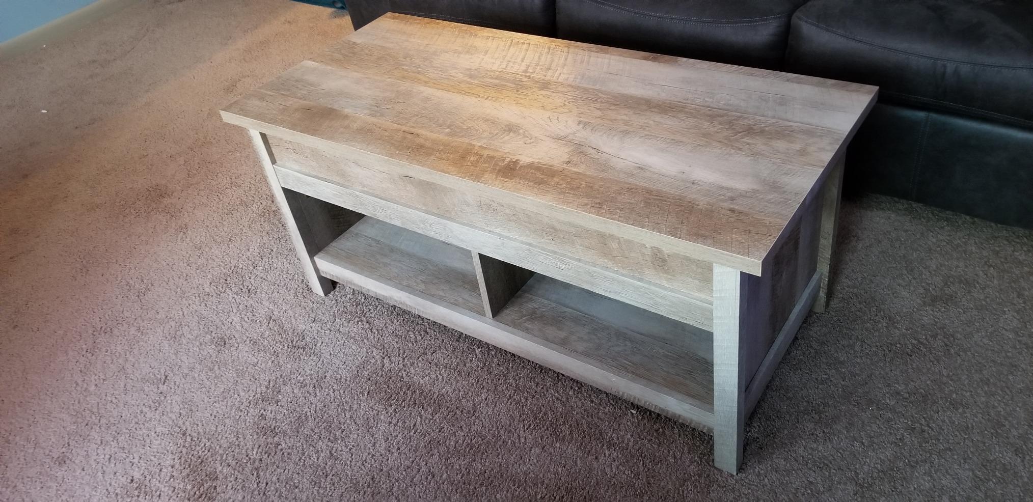 33/mo Finance Sauder Cannery Bridge Lift Top Coffee Table, Lintel