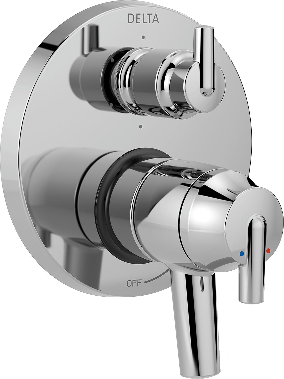 Delta Faucet T27959, Chrome Trinsic Contemporary Monitor 17 Series Valve Trim with 6-Setting Integrated Diverter